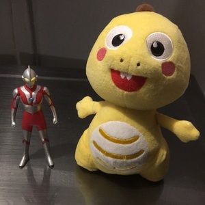 Ultraman and dinosaur